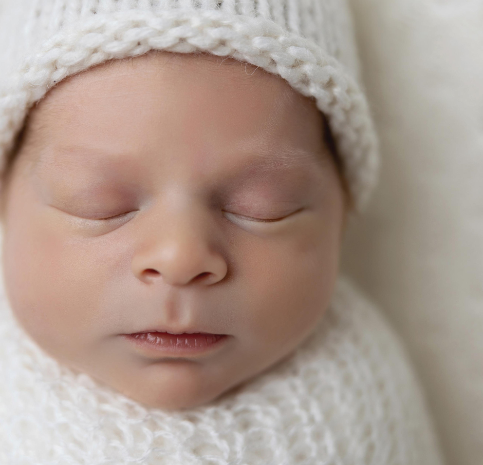 Customer's first son photographed shortly after birth